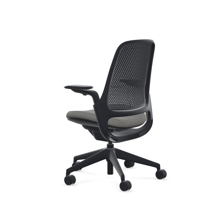 Steelcase Series 1 Air Upholstery Color Onyx Frame Color Black Casters Glides Hard Floor
